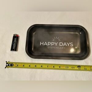 Stay Happy days tray black farmindale New York Long Island 420 hippy